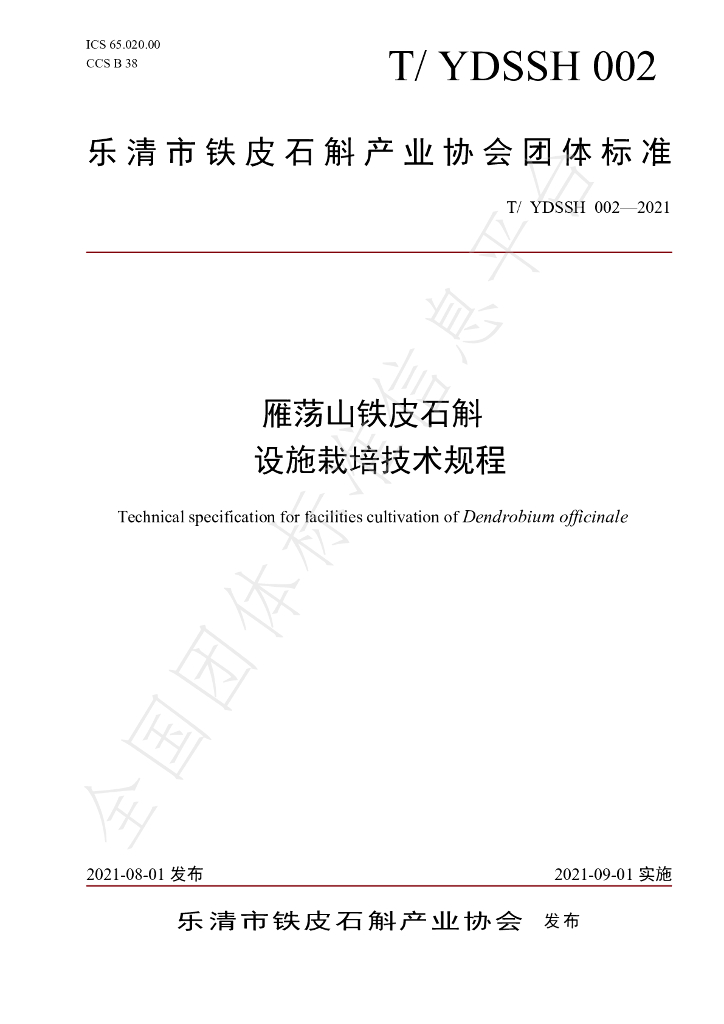 T/YDSSH 002-2021 标准预览