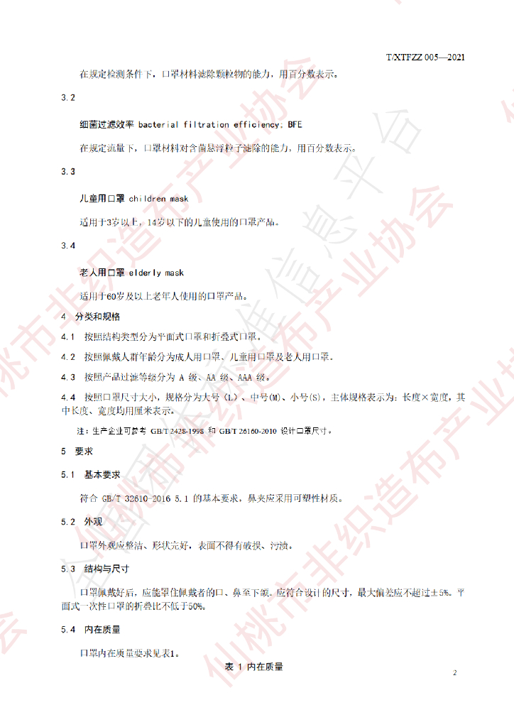 T/XTFZZ 005-2021 标准预览