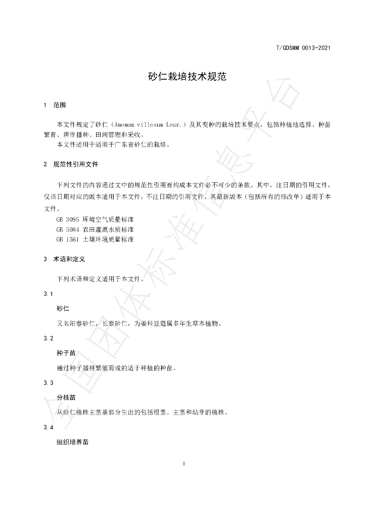 T/GDSMM 0013-2021 标准预览