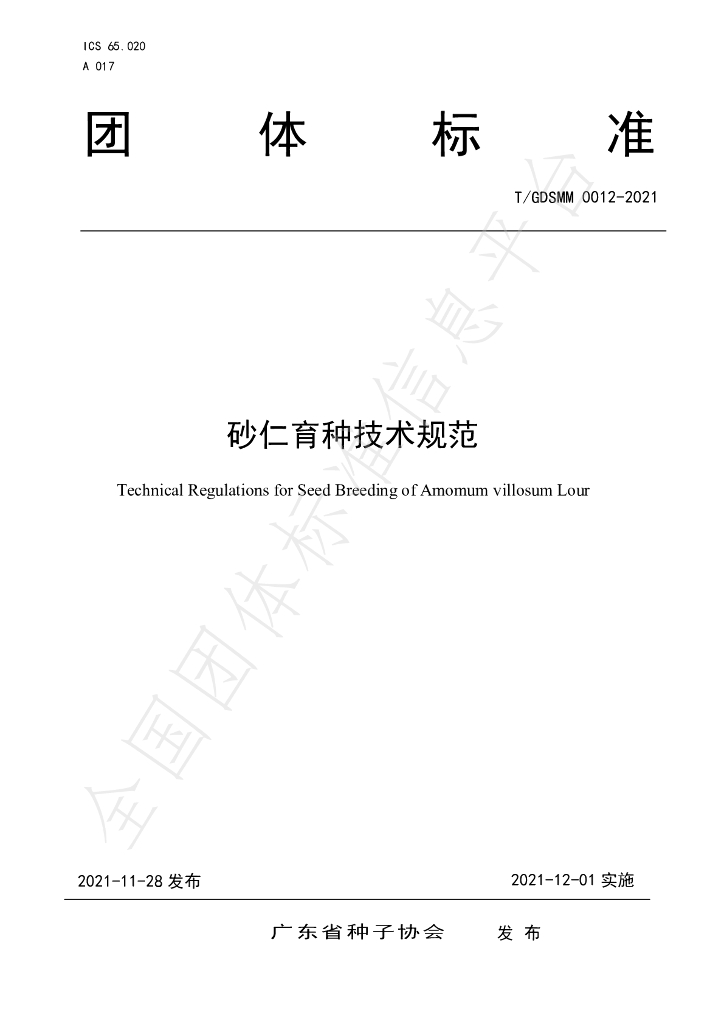 T/GDSMM 0012-2021 标准预览
