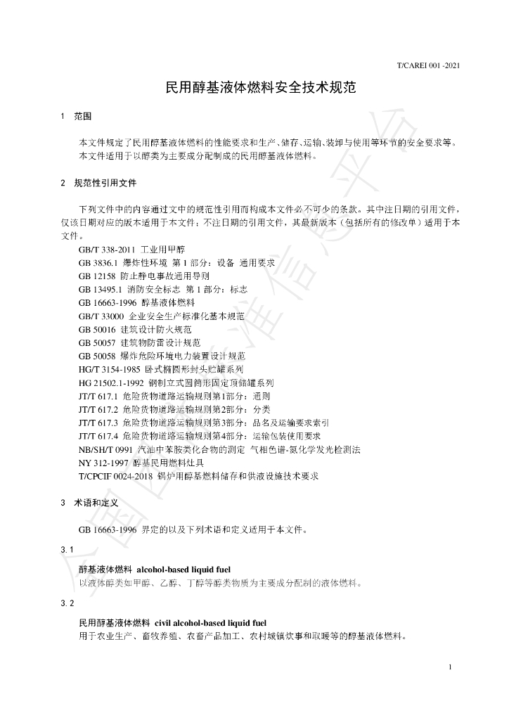 T/CAREI 001-2021 标准预览
