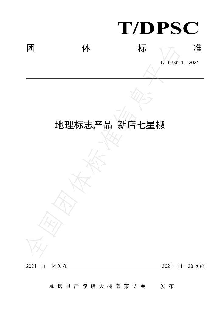 T/DPSC 1-2021 标准预览