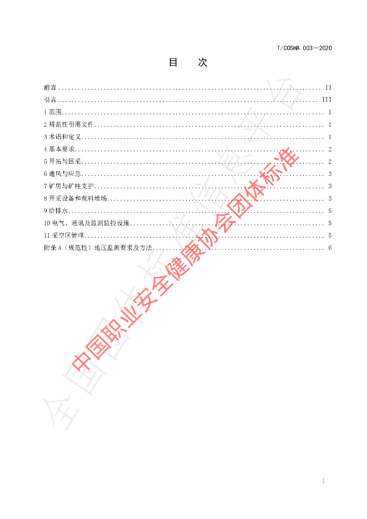 T/COSHA 003-2020 标准预览