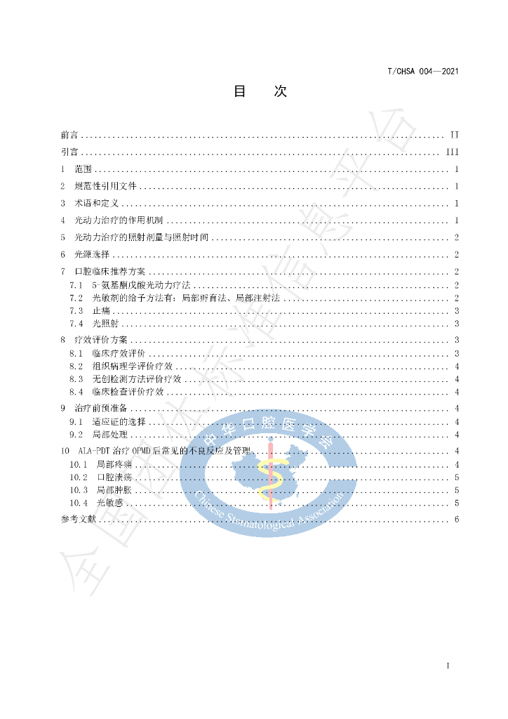 T/CHSA 004-2021 标准预览