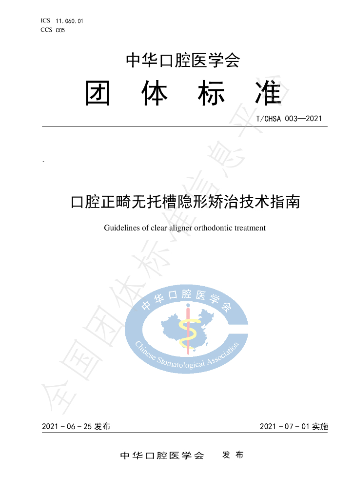 T/CHSA 003-2021 标准预览