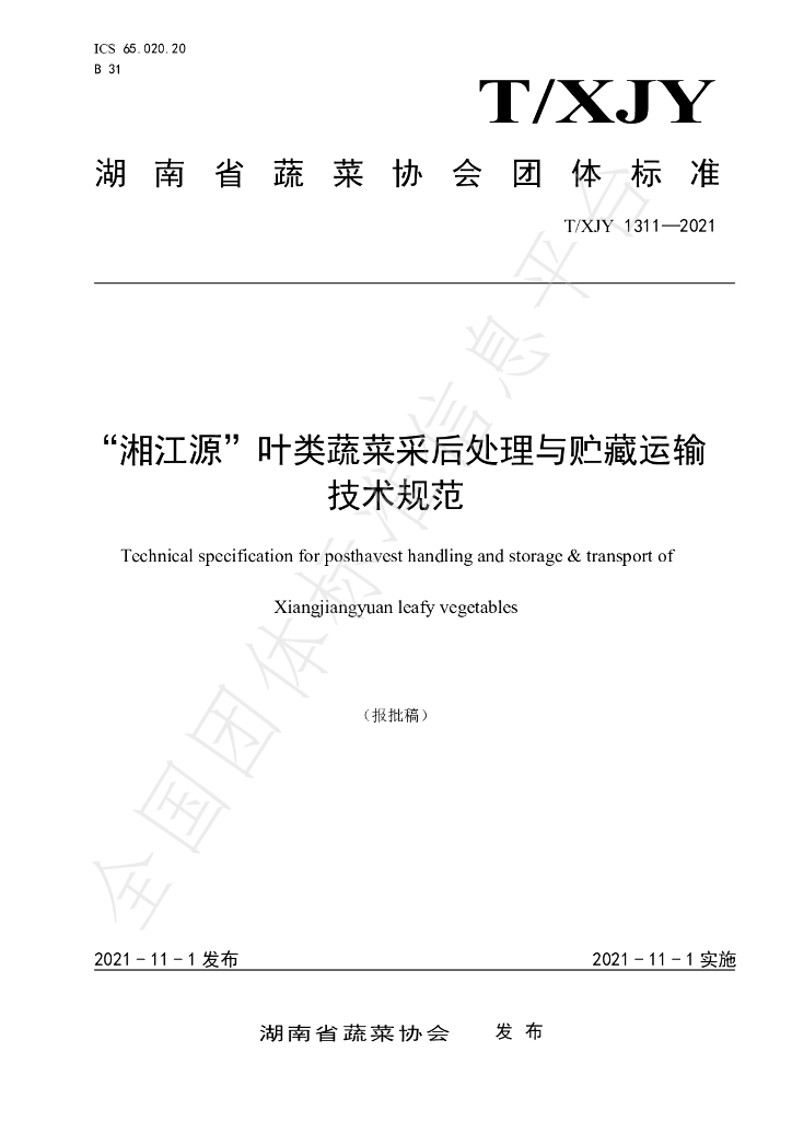 T/XJY 1311-2021 标准预览