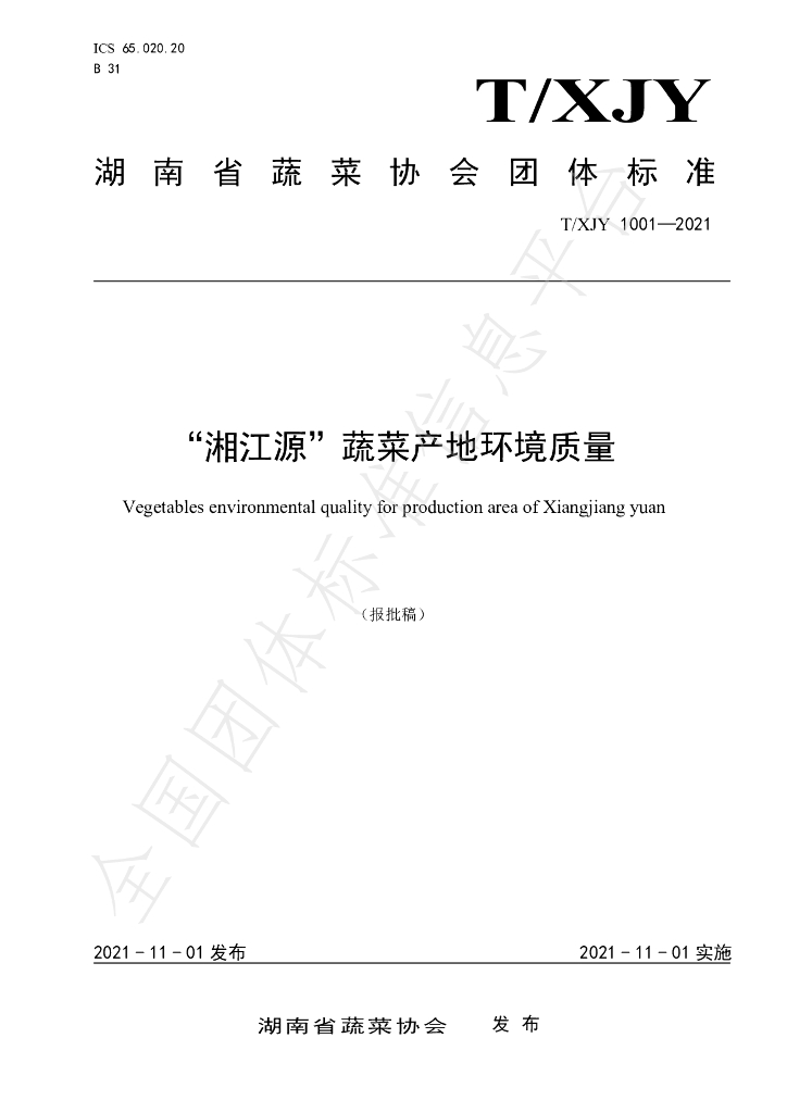 T/XJY 1001-2021 标准预览