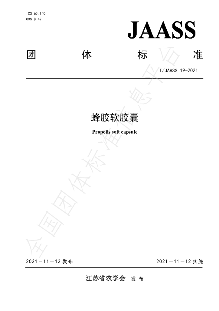 T/JAASS 19-2021 标准预览
