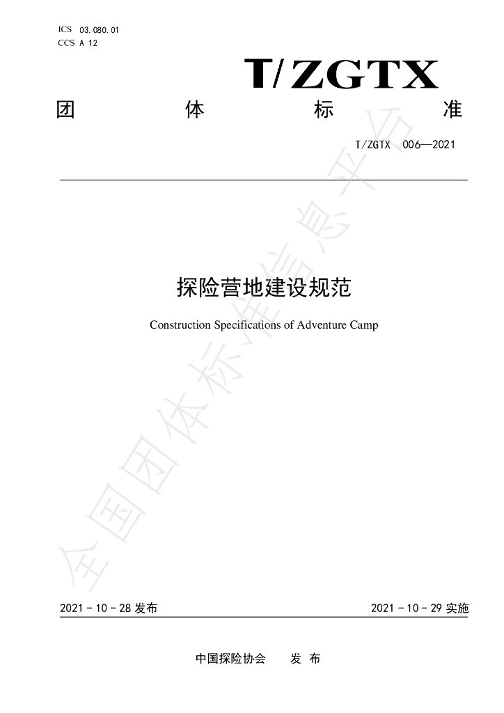 T/ZGTX 6-2021 标准预览