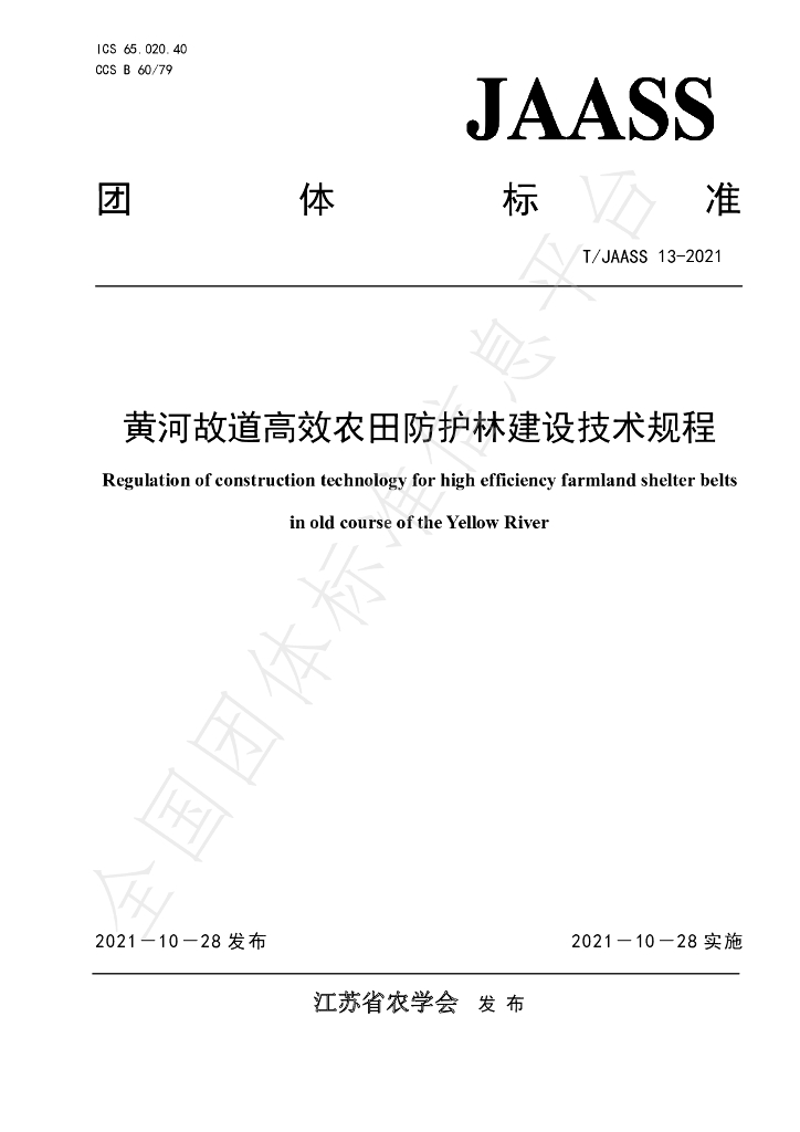 T/JAASS 13-2021 标准预览