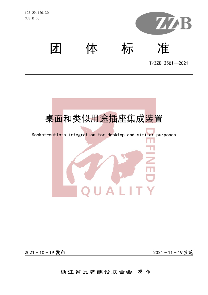 T/ZZB 2581-2021 标准预览