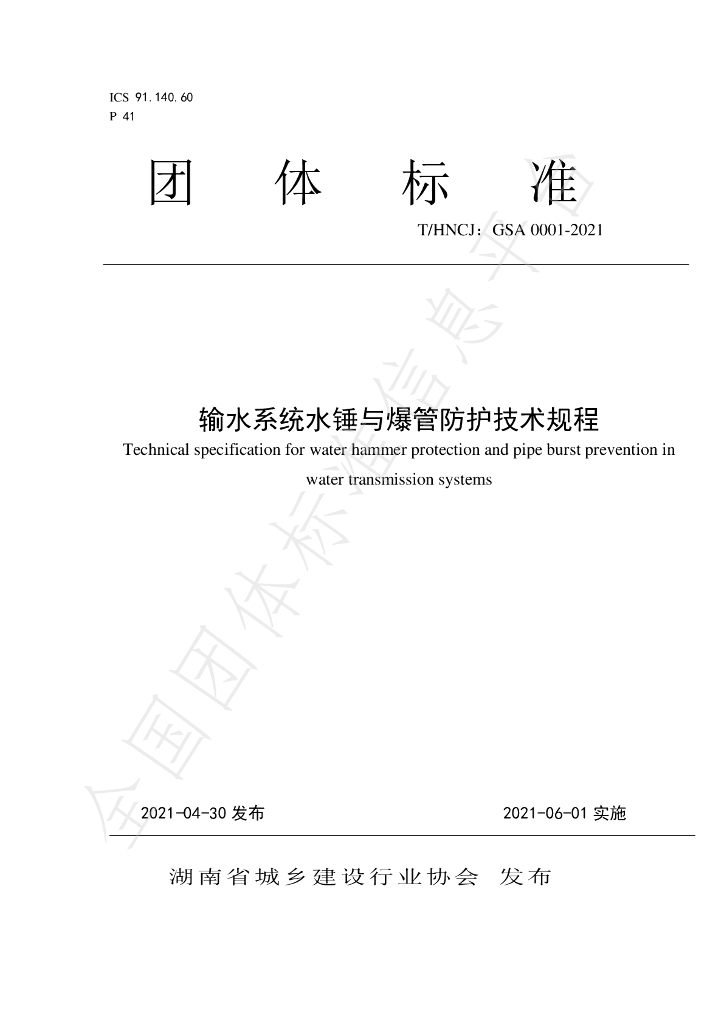 T/HNCJ GSA0001-2021 标准预览