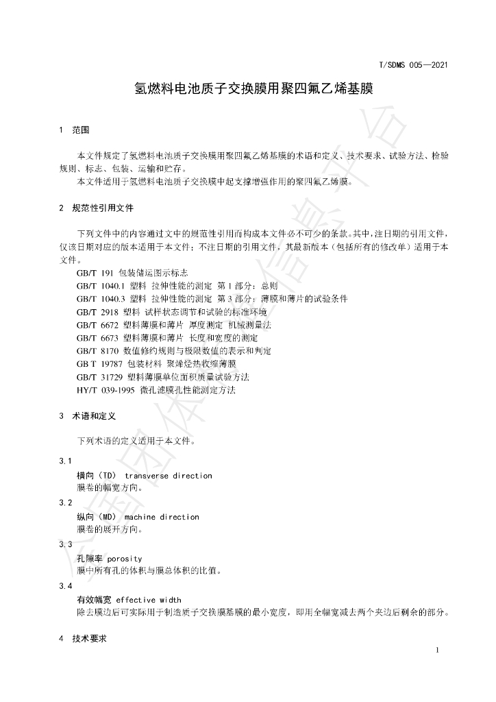 T/SDMS 005-2021 标准预览