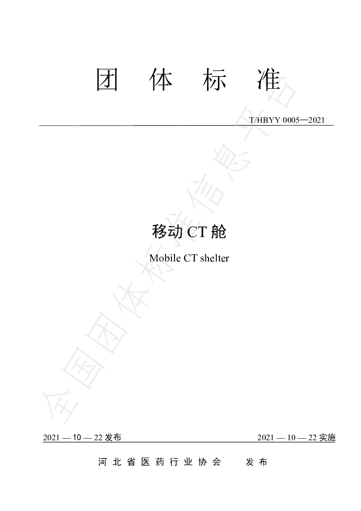 T/HBYY 05-2021 标准预览