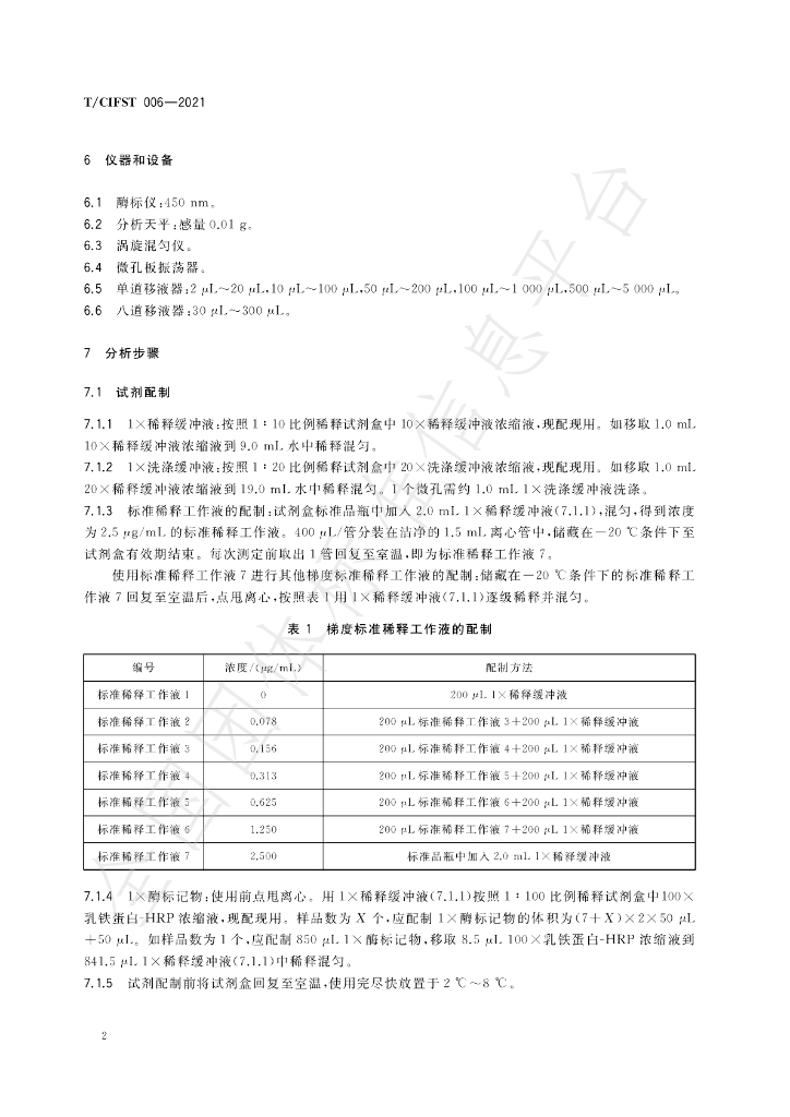 T/CIFST 006-2021 标准预览