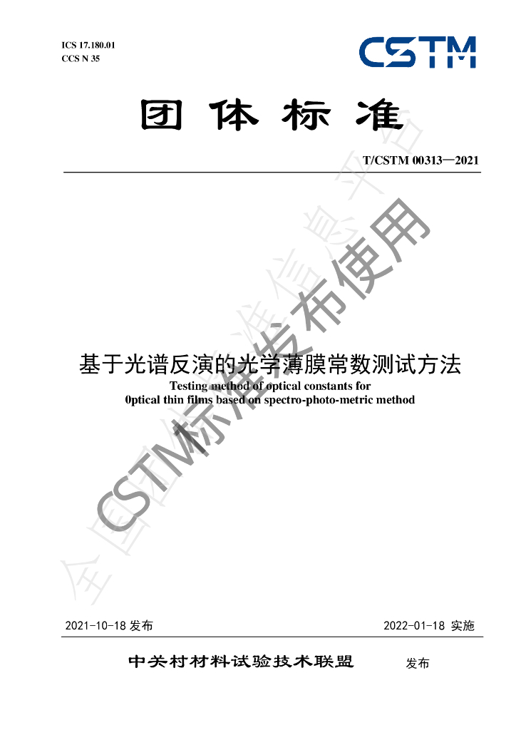 T/CSTM 00313-2021 标准预览