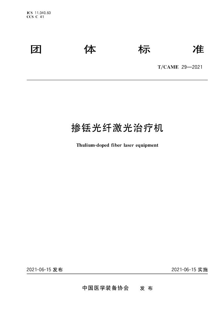T/CAME 29-2021 标准预览