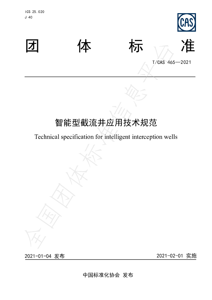T/CAS 465-2021 标准预览