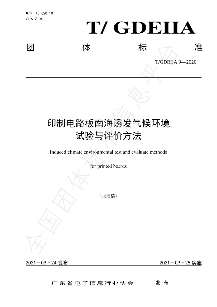 T/GDEIIA 9-2020 标准预览