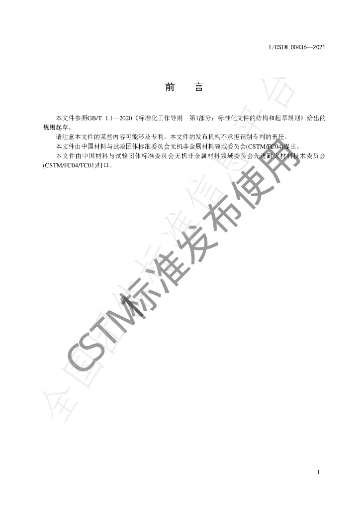 T/CSTM 00436-2021 标准预览