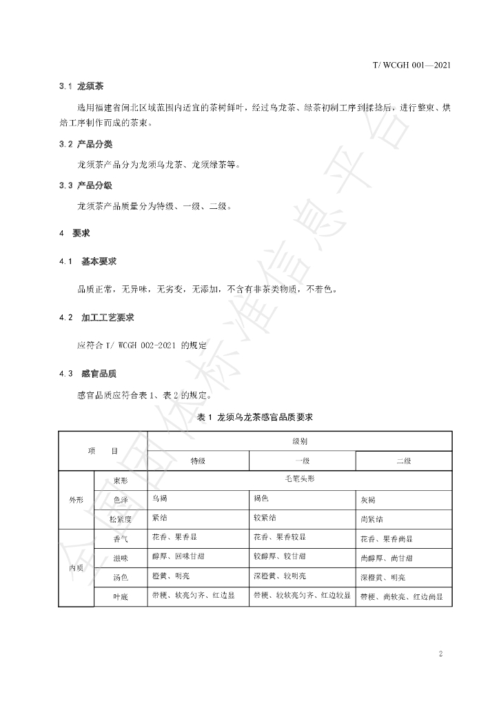 T/WCGH 001-2021 标准预览