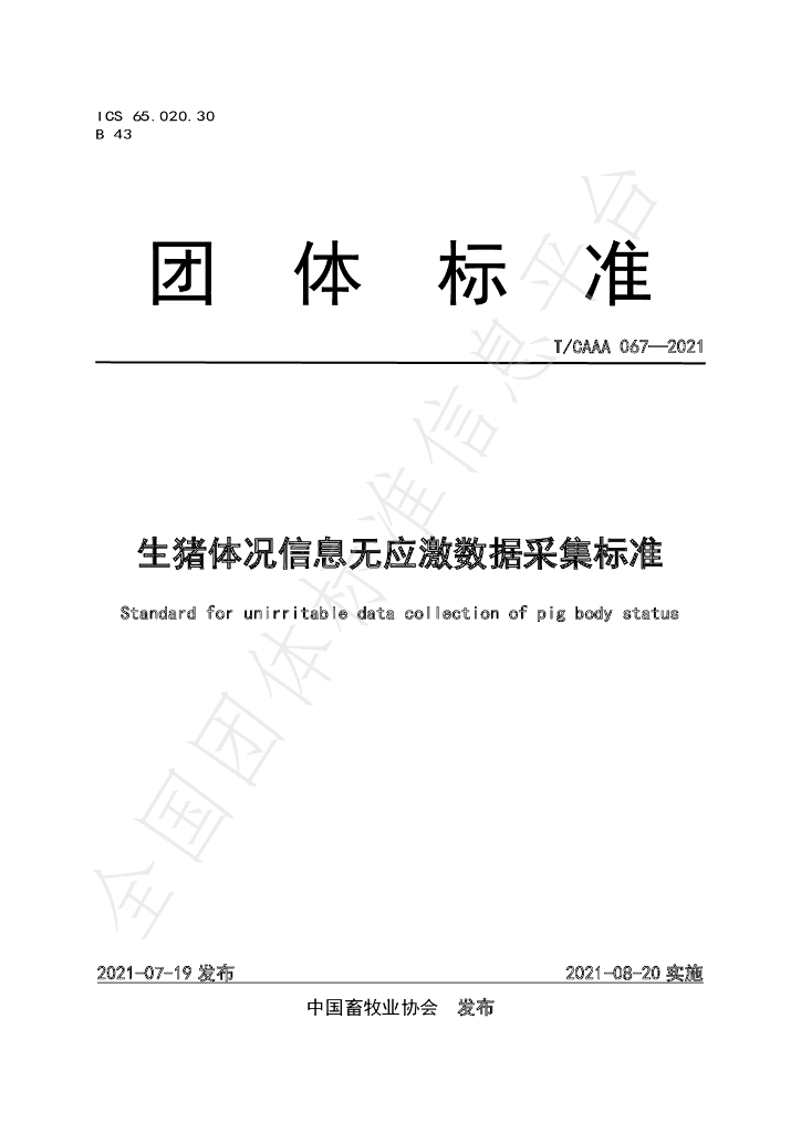 T/CAAA 067-2021 标准预览