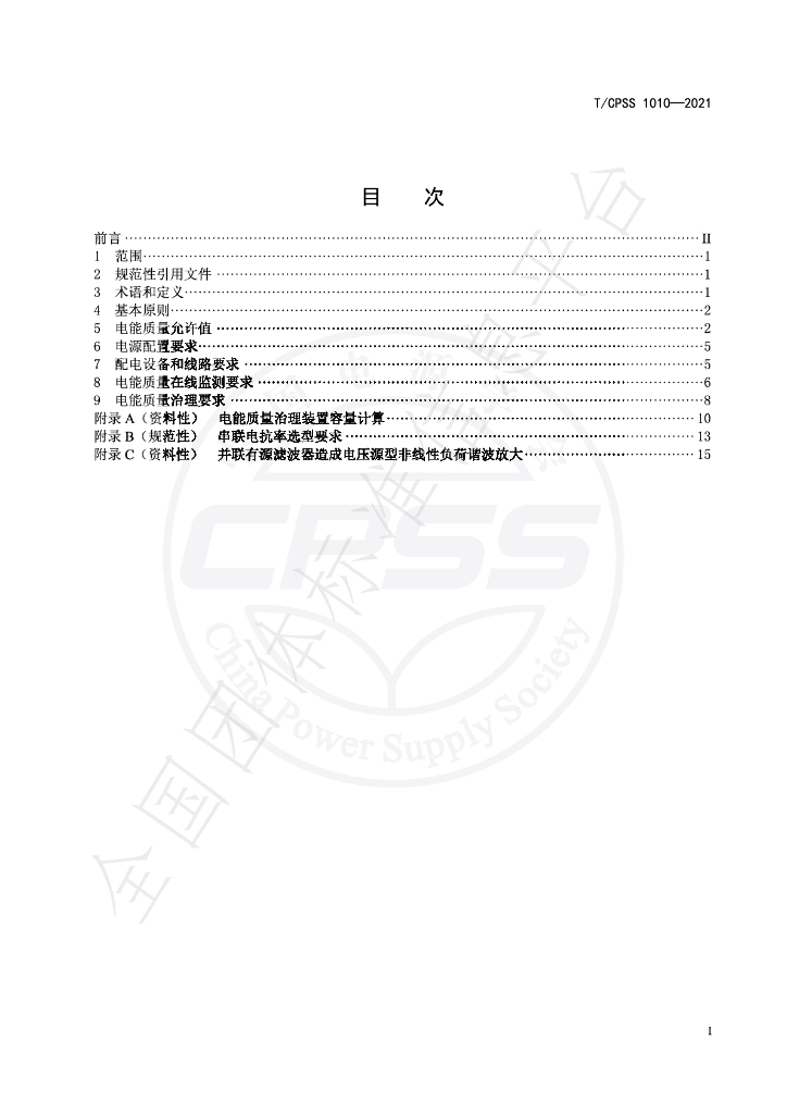T/CPSS 1010-2021 标准预览
