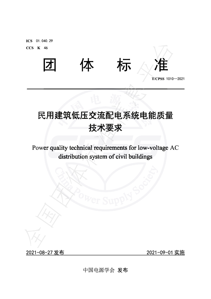 T/CPSS 1010-2021 标准预览
