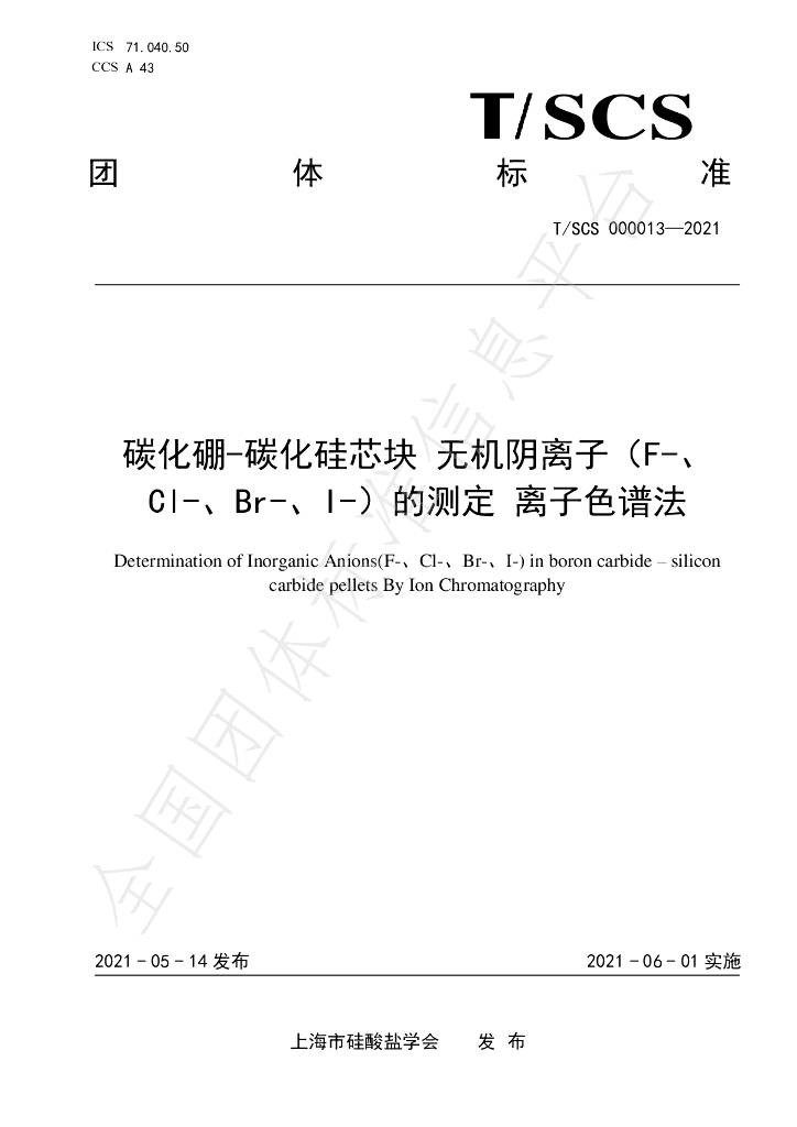 T/SCS 000013-2021 标准预览