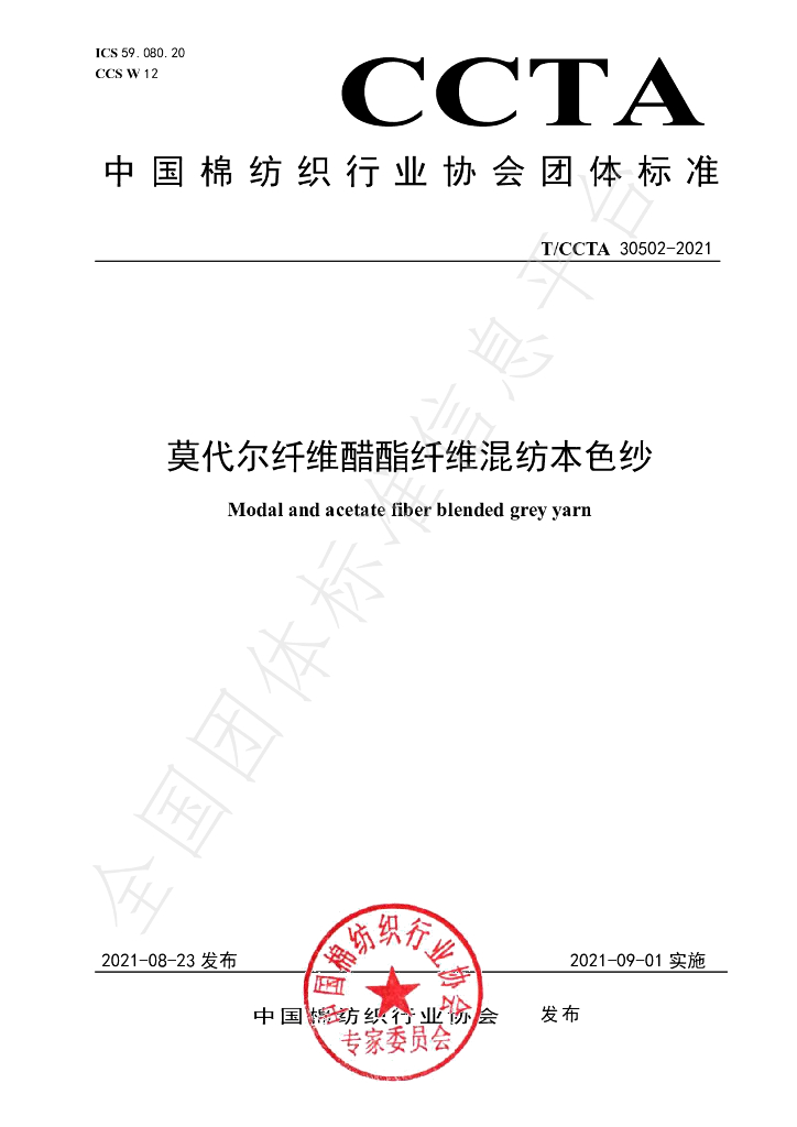 T/CCTA 30502-2021 标准预览