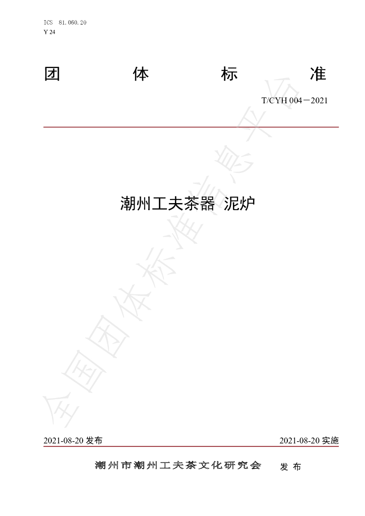 T/CYH 004-2021 标准预览