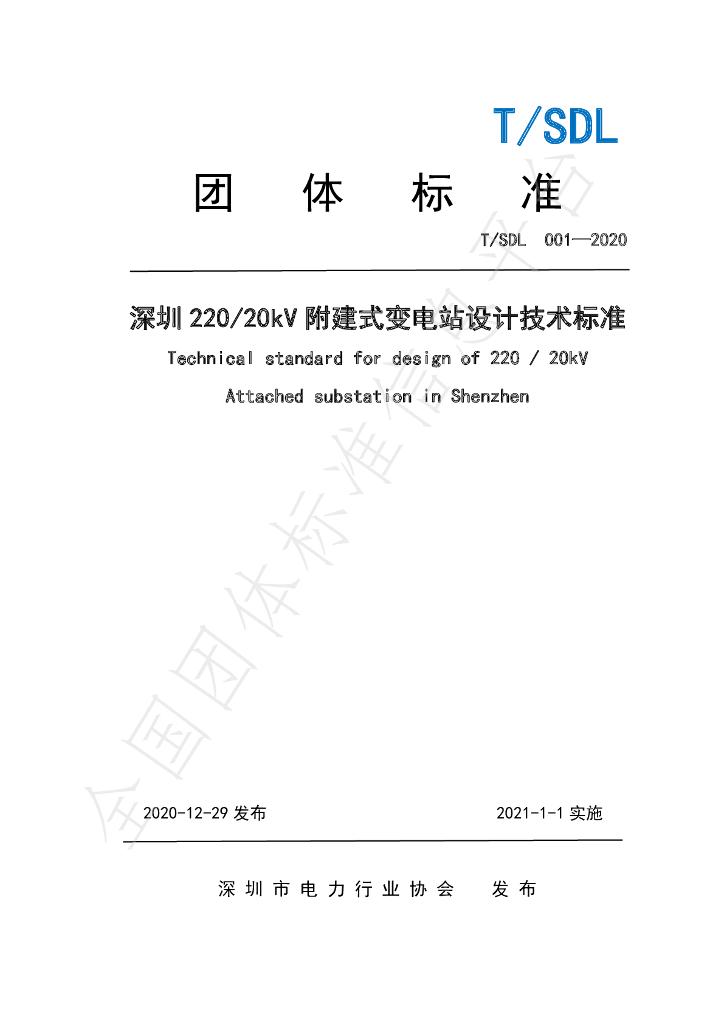 T/SDL 001-2020 标准预览
