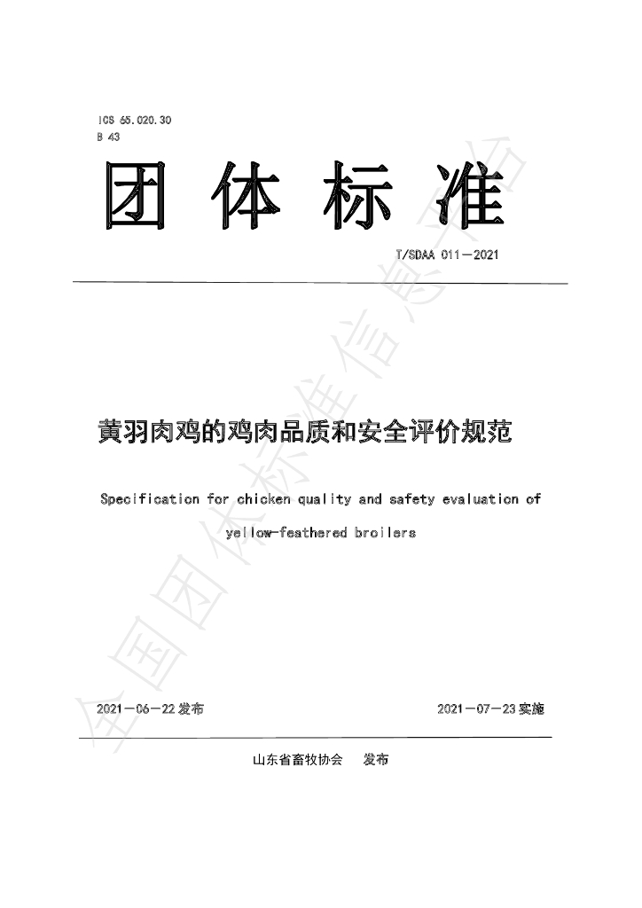 T/SDAA 011-2021 标准预览