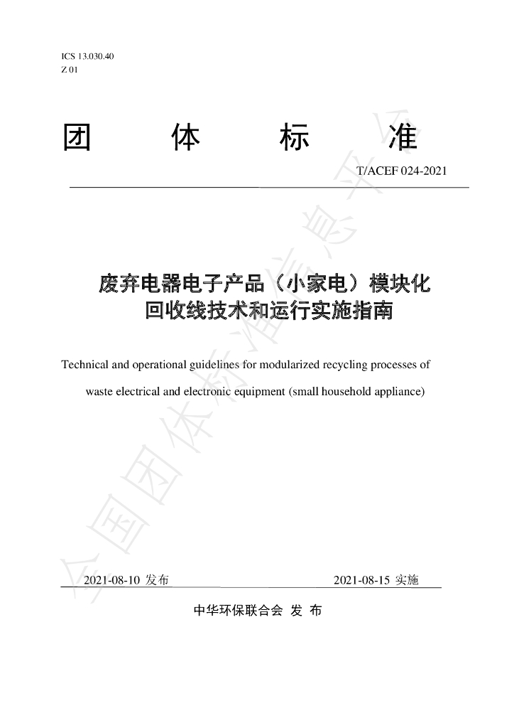 T/ACEF 024-2021 标准预览