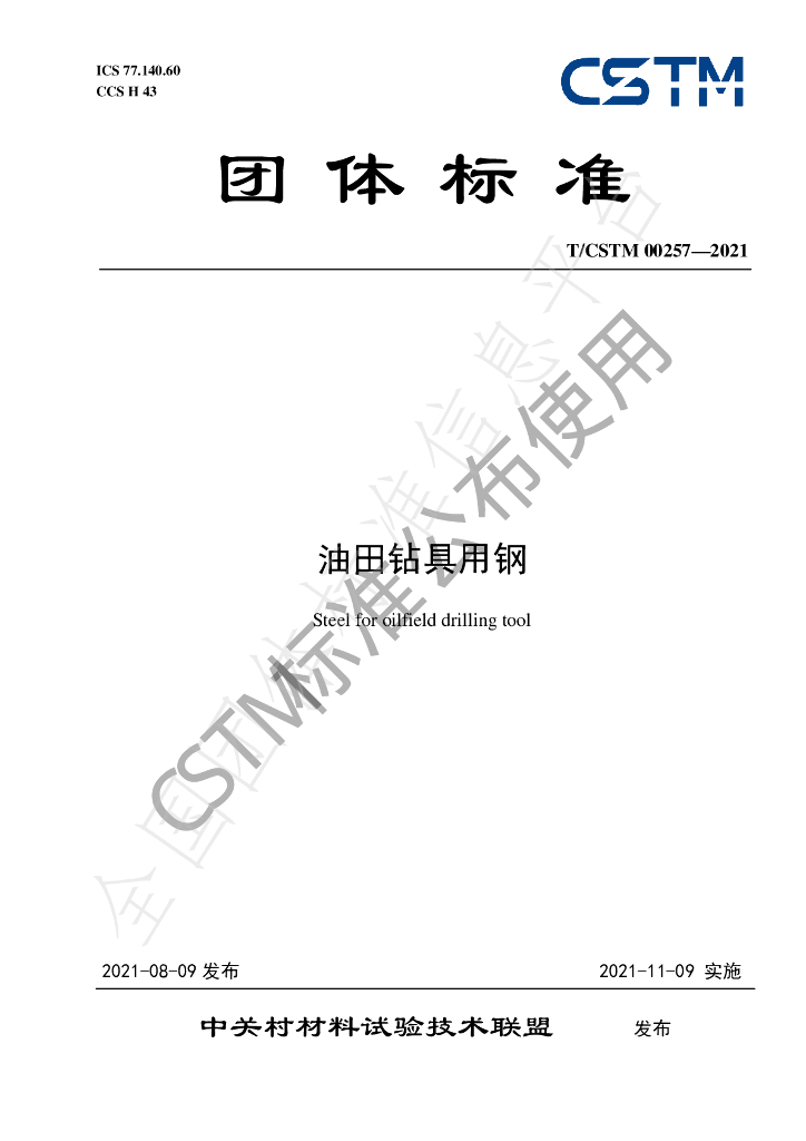 T/CSTM 00257-2021 标准预览