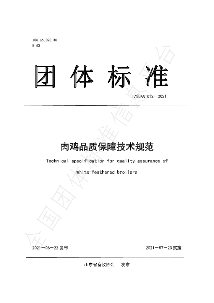 T/SDAA 012-2021 标准预览