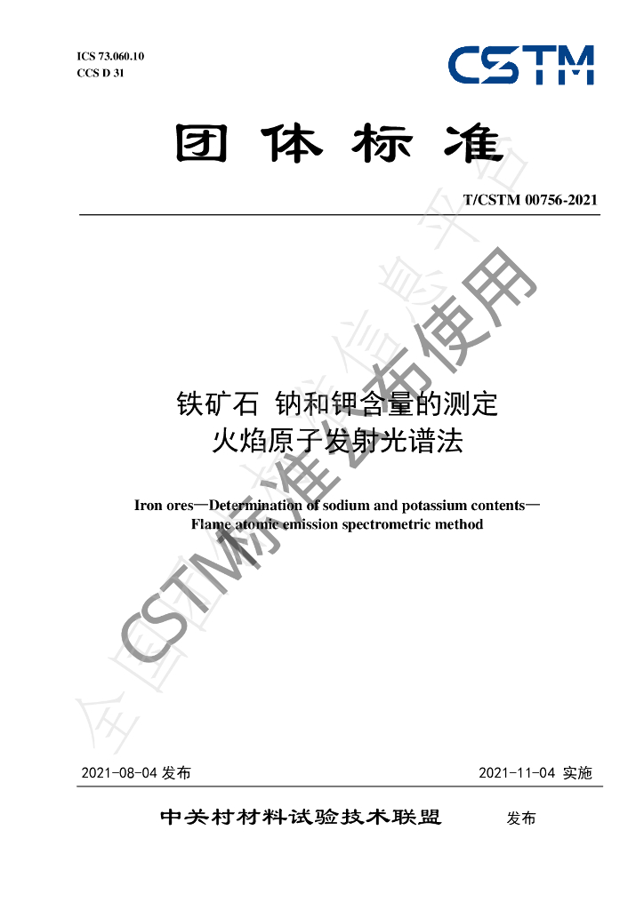T/CSTM 00756-2021 标准预览