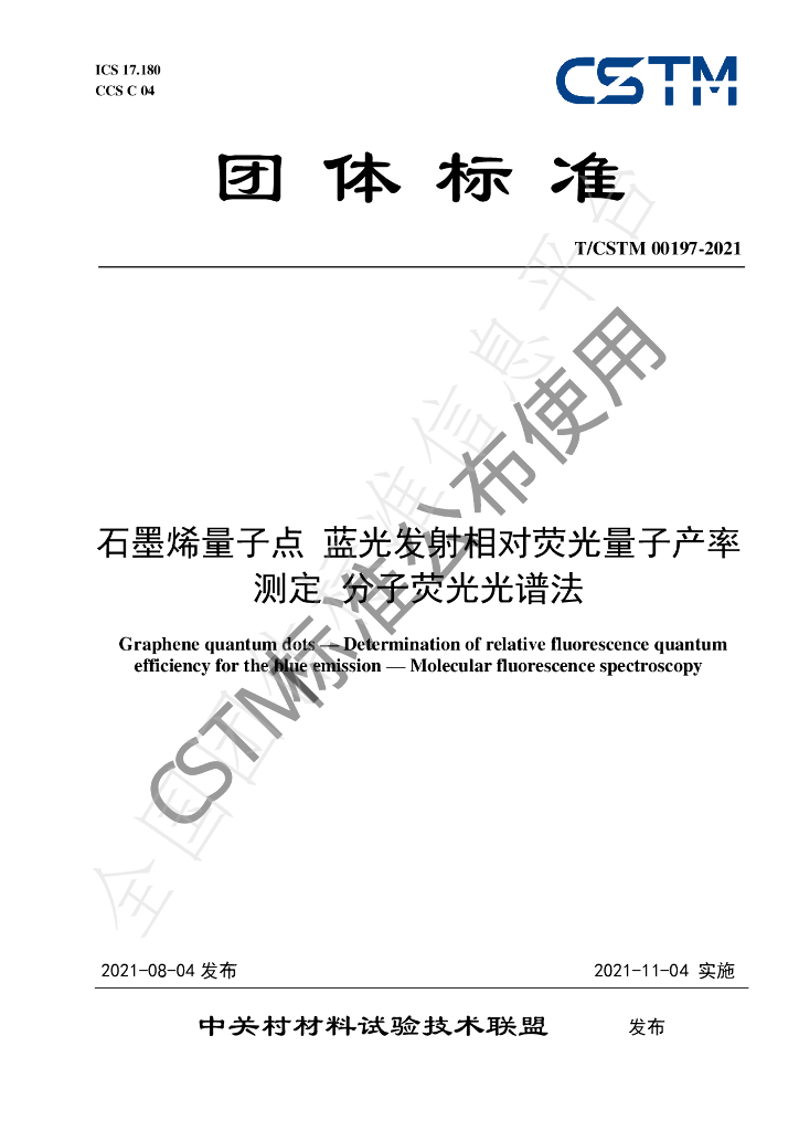 T/CSTM 00197-2021 标准预览