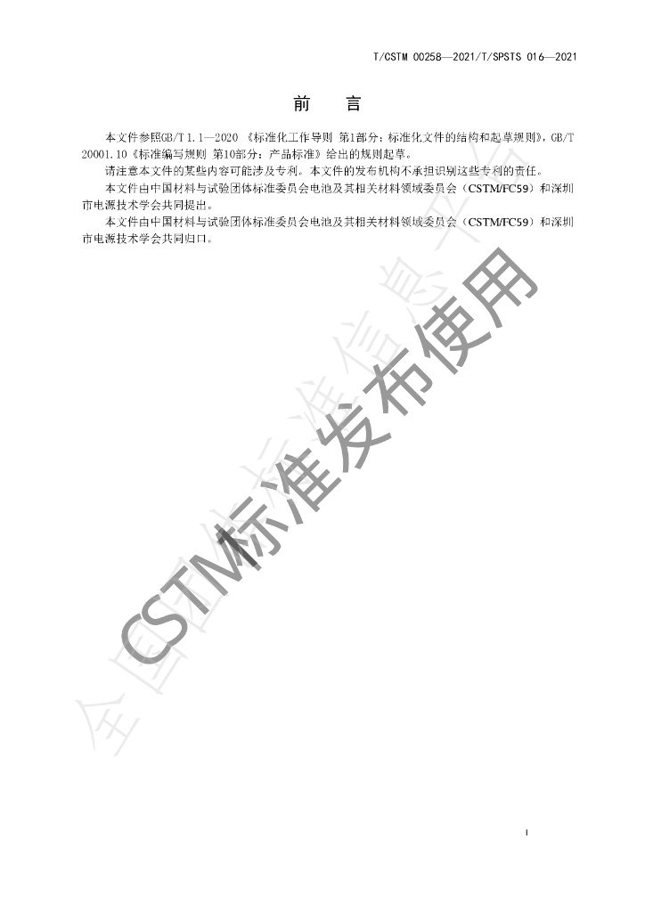 T/CSTM 00258-2021 标准预览