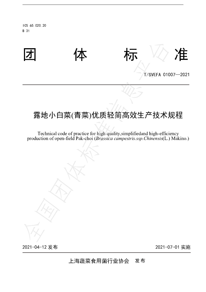 T/SVEFA 01007-2021 标准预览
