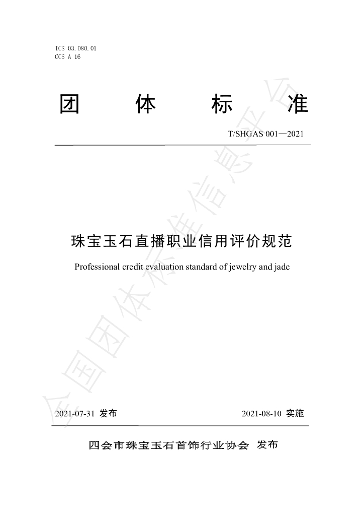 T/SHGAS 001-2021 标准预览