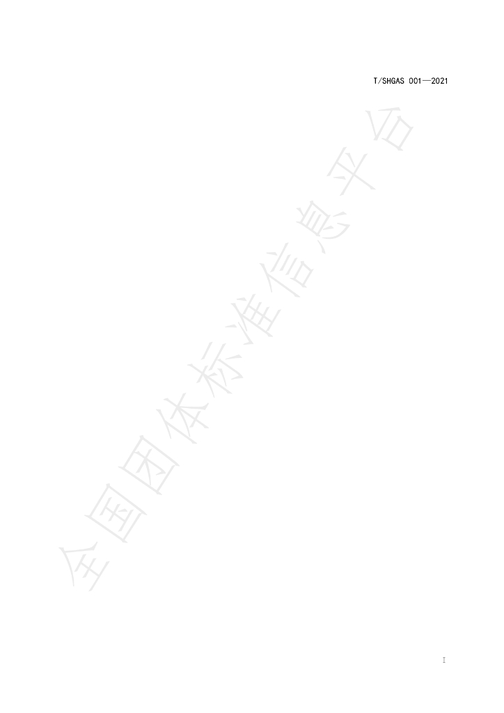 T/SHGAS 001-2021 标准预览