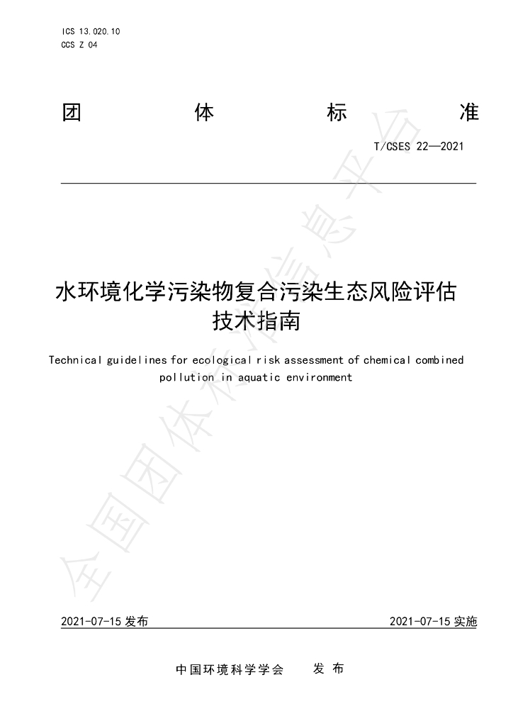 T/CSES 22-2021 标准预览