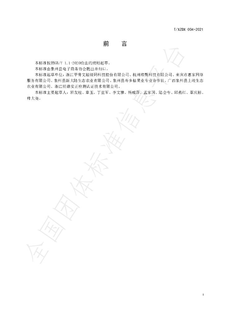 T/XZDX 004-2021 标准预览