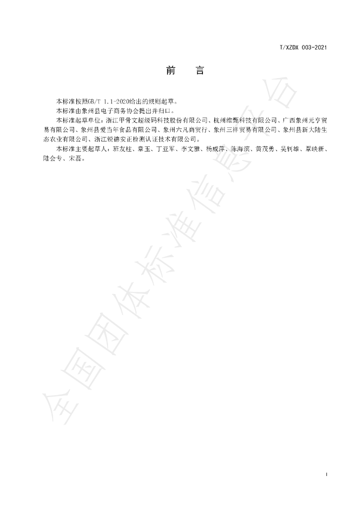 T/XZDX 003-2021 标准预览