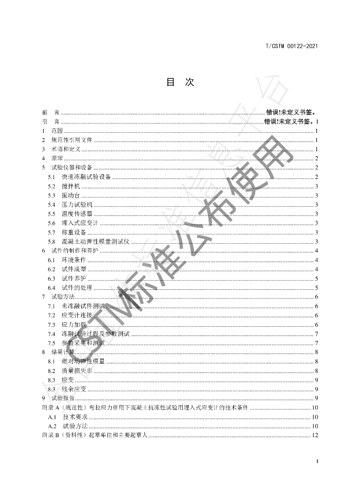 T/CSTM 00122-2021 标准预览