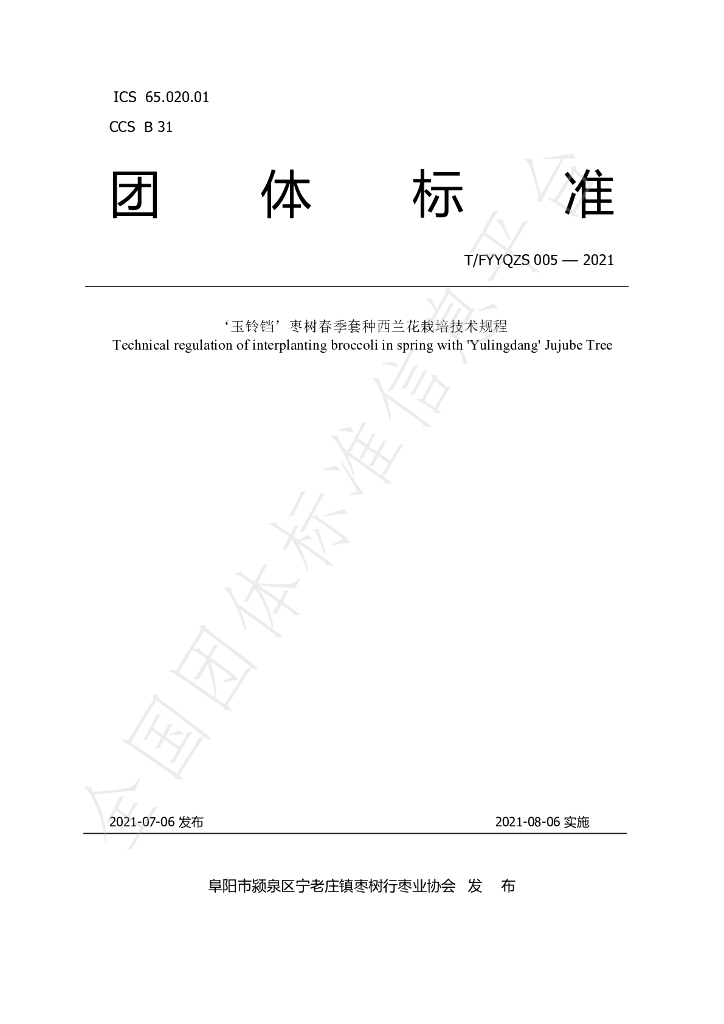 T/FYYQZS 005-2021 标准预览