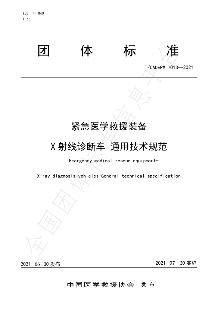 T/CADERM 7013-2021 标准预览
