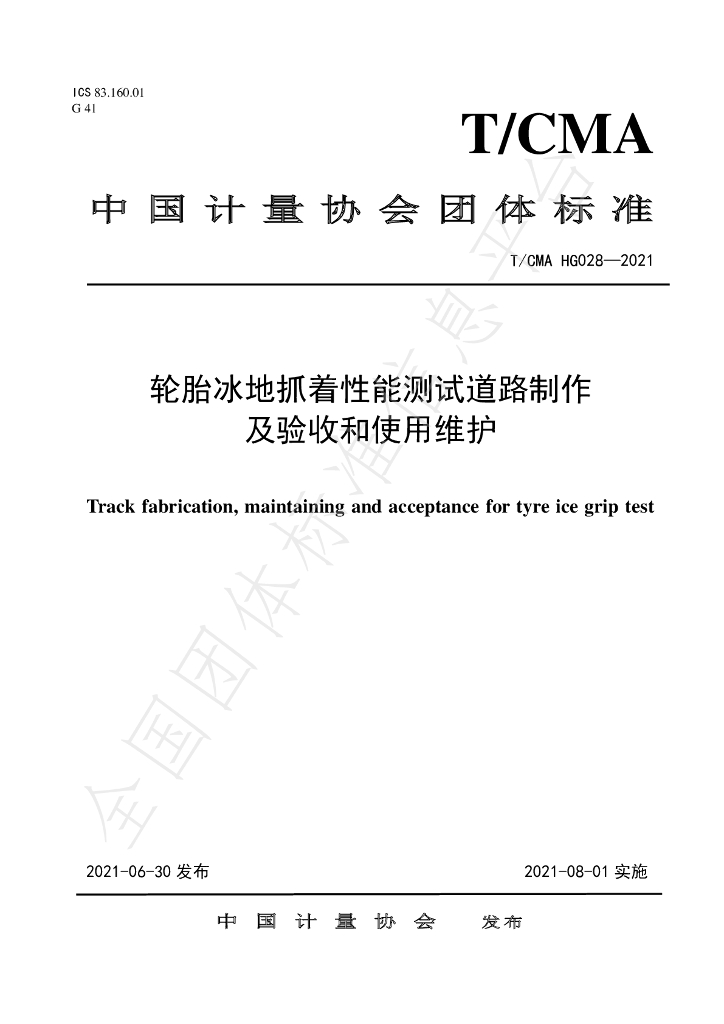 T/CMA 028-2021 标准预览