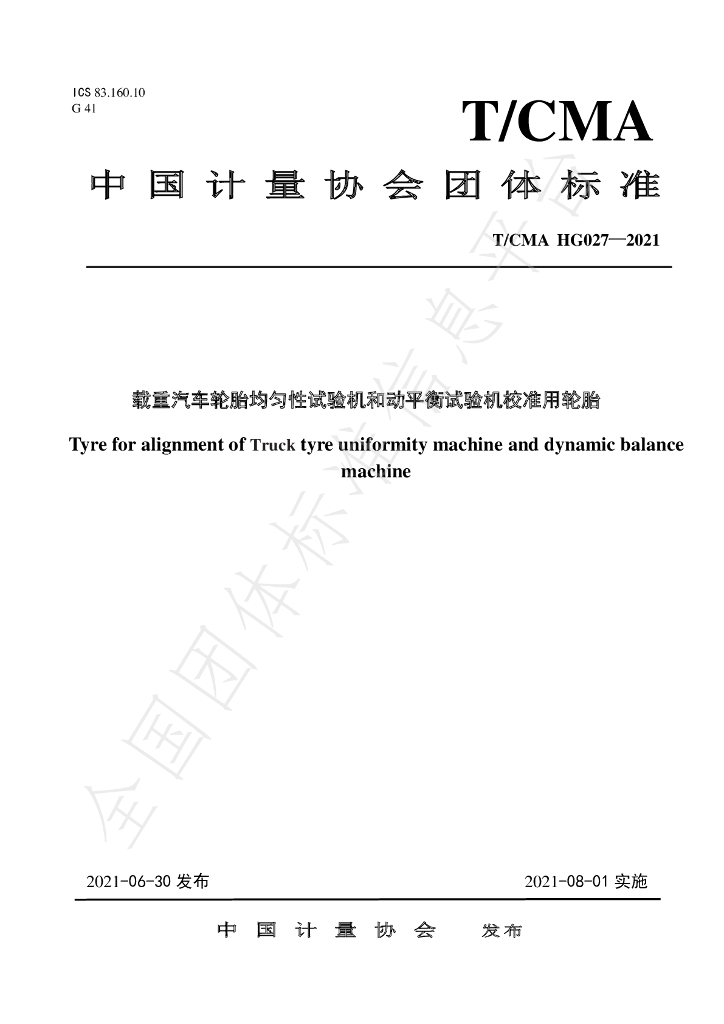 T/CMA 027-2021 标准预览